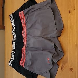 Lot of 2 Under Armour running shirts sz L